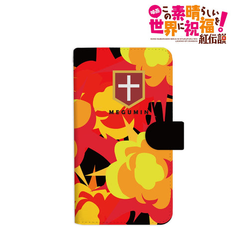 『映画 この素晴らしい世界に祝福を!紅伝説 』めぐみん エクスプロージョン ⼿帳型スマホケース【202405再販】